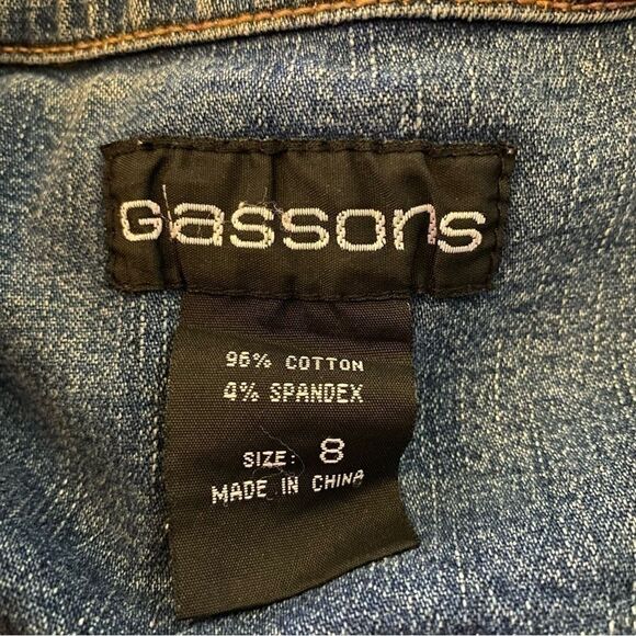 Vintage Y2K Glassons Jean Jacket Denim Indigo 8 - Picture 3 of 5
